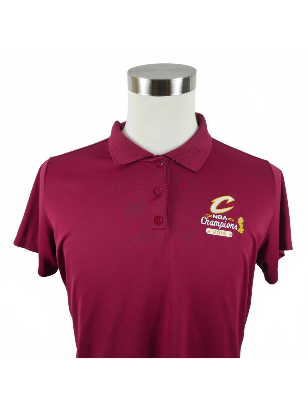 NBA Cleveland Cavaliers 2016 Champions Womens Polyester SS Wine Shirt Antigua XL